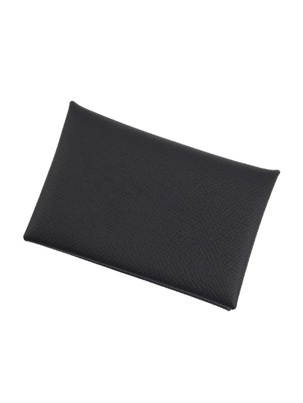 Hermes Card Case Calvi Black Epsom Business